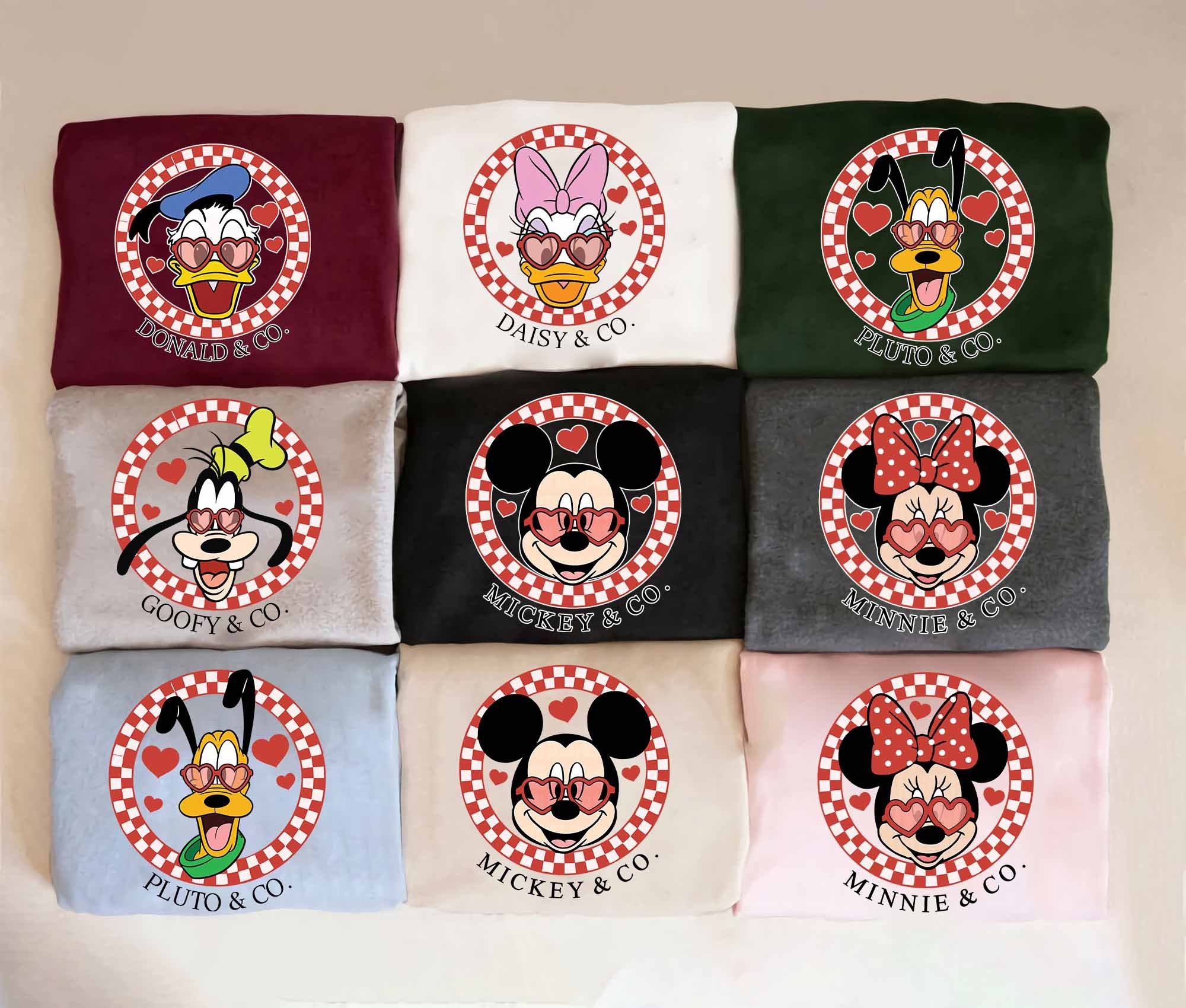 Discover Disney, Mickey und Minnie Family Matching Freunde Familie Passende T-Shirt