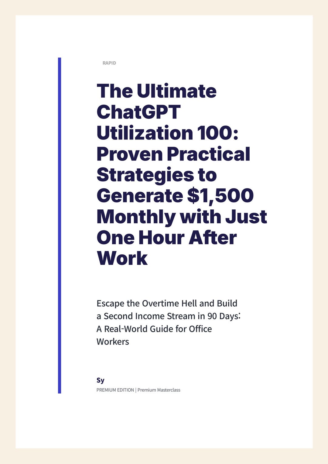Chatgpt Income Guide 2025 | 100 Proven AI Prompts to Earn 1,500 Monthly ...