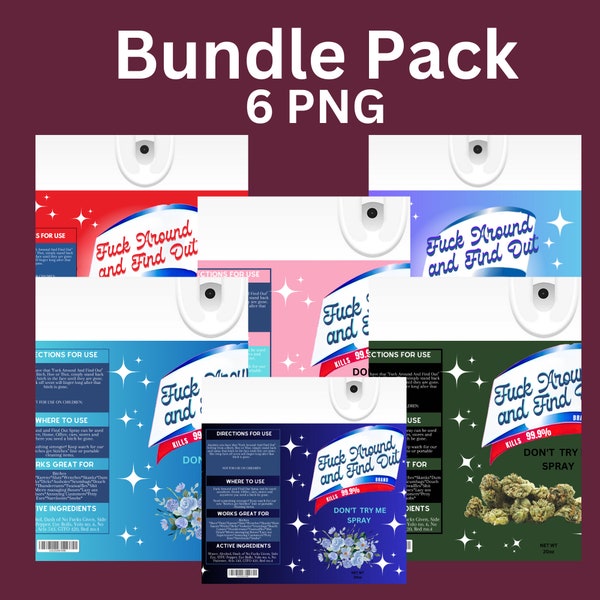 Fuck Around and Find Out - Bundle PNG Sale 6 IMAGES