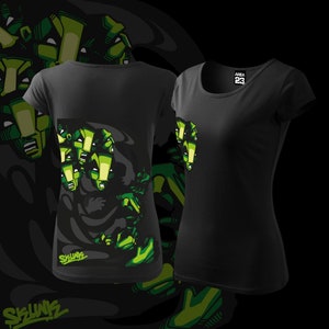 Woman T-shirt Mystery hands