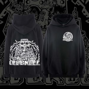 Bluza z kapturem unisex Old Skull