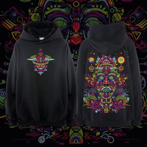 Bluza z kapturem unisex Trippy Warrior