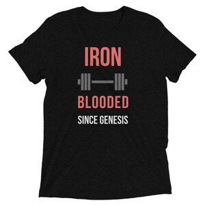 Mens Clothing mens tshirt Iron Blooded Since Genesis