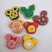 Disney Food Croc Charm Collection! Mickey Waffle, Mickey Pretzel, Mickey Doughnut 