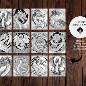 Dragon Dreams Coloring Book