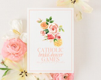Catholic Bridal Shower Games: Mary's Garden, 50+ Activities (Digital Download)