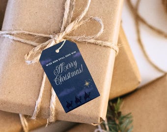 Wise Men, Catholic Christmas Gift Tags, Pack of 5