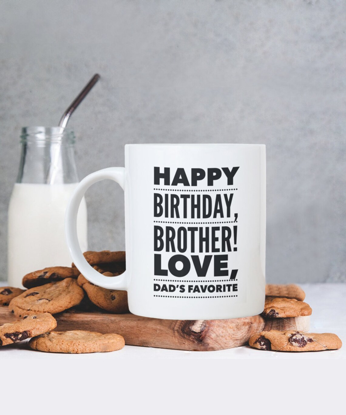Brother Birthday Mugs Mug For Brother Gift From Brother Big Etsy