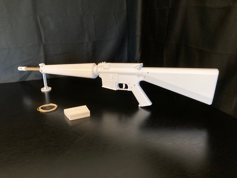 M16 Rubber Band Gun Vietnam War Version 3D printed prop Etsy