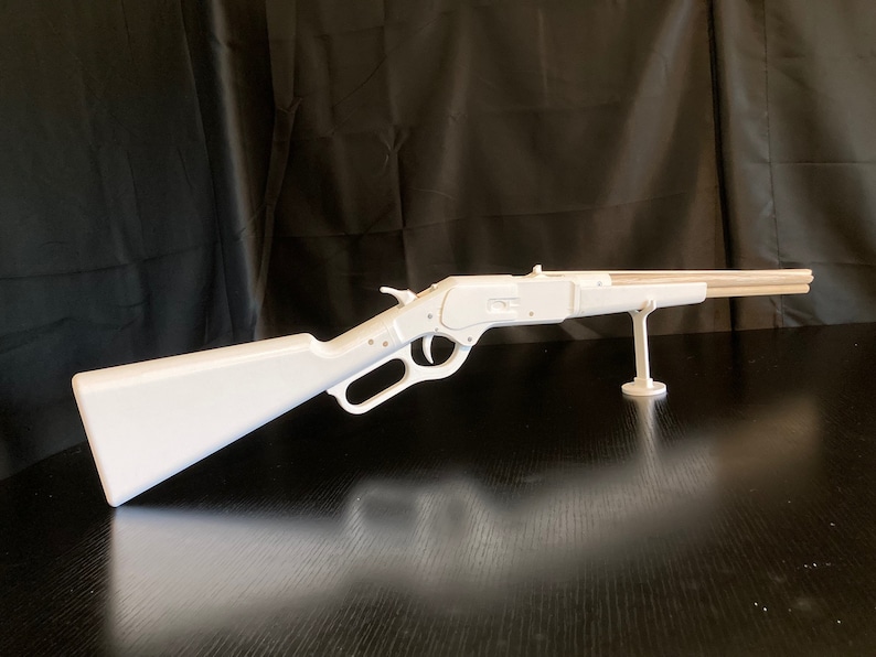 Winchester Rubber Band Lever Action Rifle 1873 3D impreso Etsy