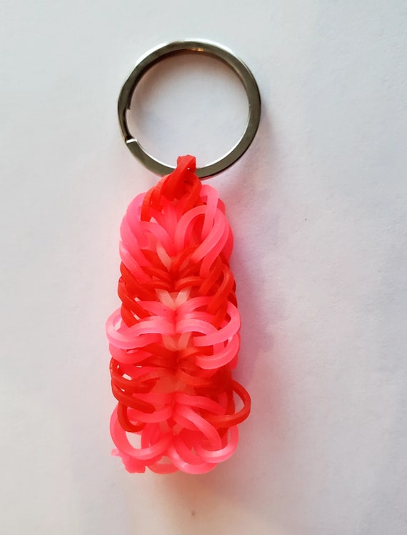 Rubber band keychain clearance