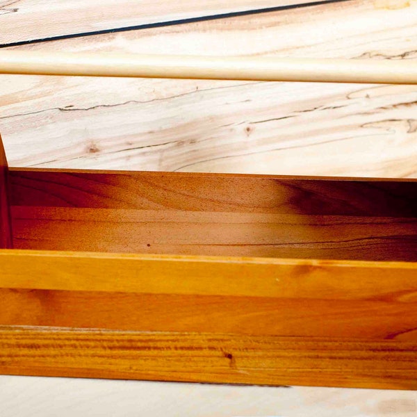 Cedar Wood Tool Box | Tool Caddy Wooden Box | Aromatic Cedar