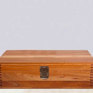 Cedar Keepsake Box | Large Wood Box | Treasure Box Stash Box