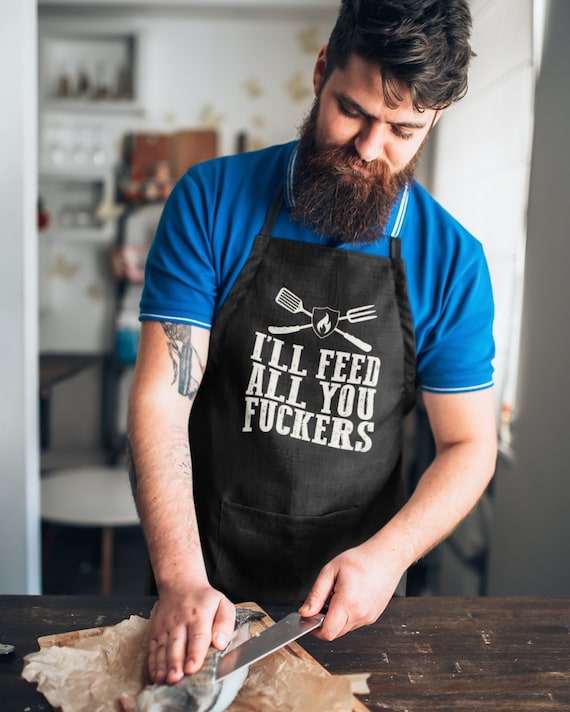 Funny Aprons for Men Women,Gifts For Men,Birthday Gifts For  Husband,Wife,Dad,Mom,Kitchen Chef Cooking BBQ 