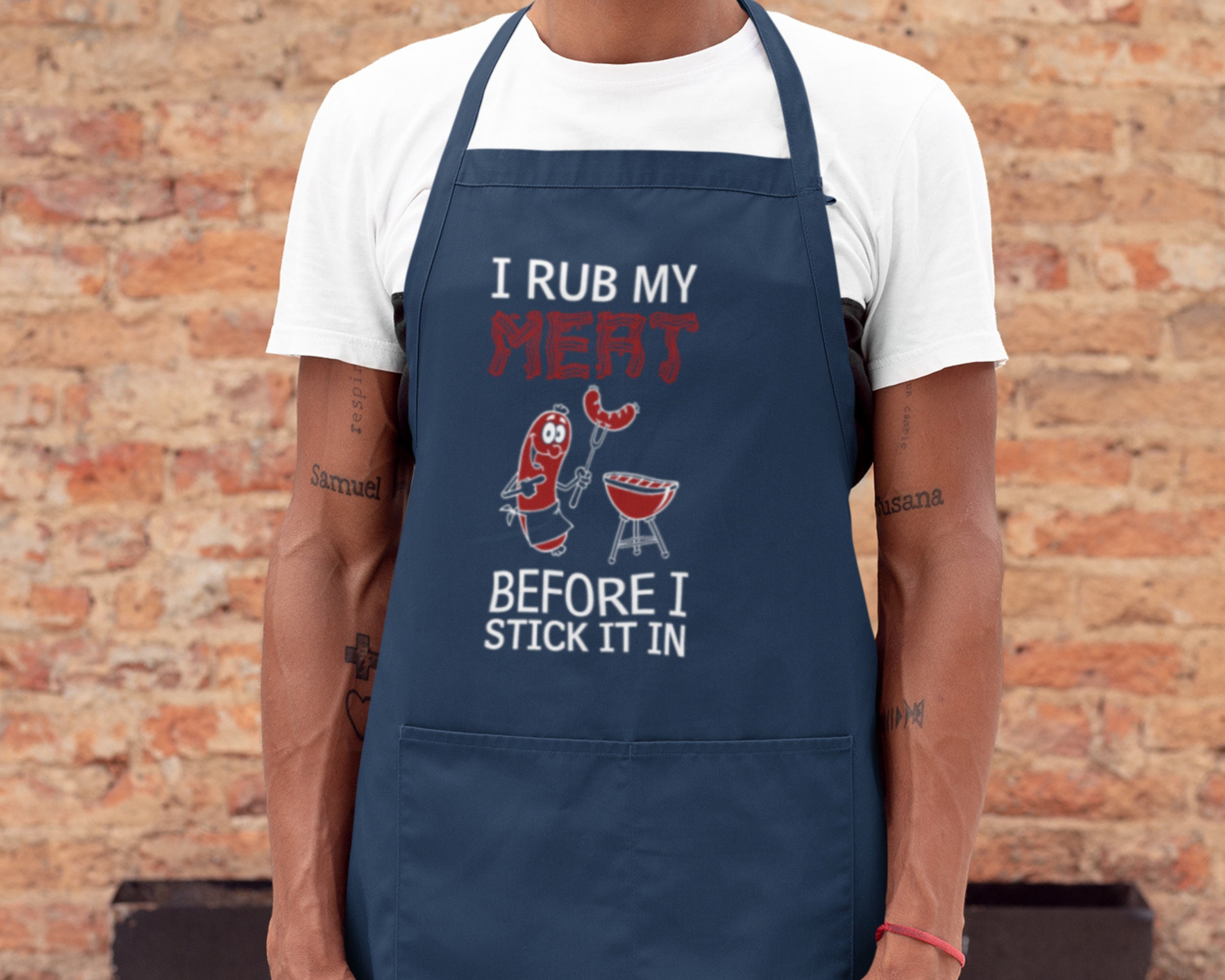 Aprons for mens novelty discount