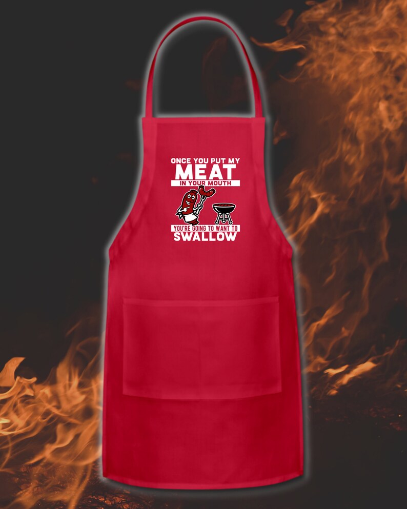 Funny Apron for Men Grilling Apron Dad Apron Smoker Grill - Etsy