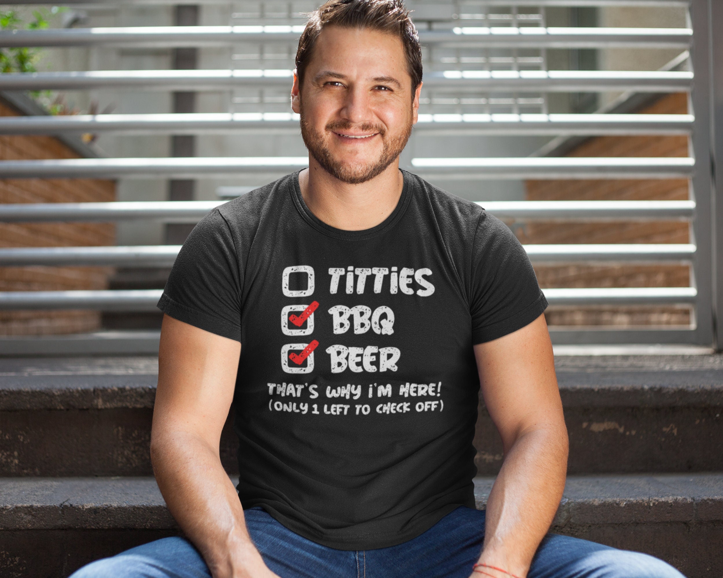 Titties, BBQ, and Beer - Barbecue Shirts - Gifts for BBQ Lovers - I Love  Grilling Meat