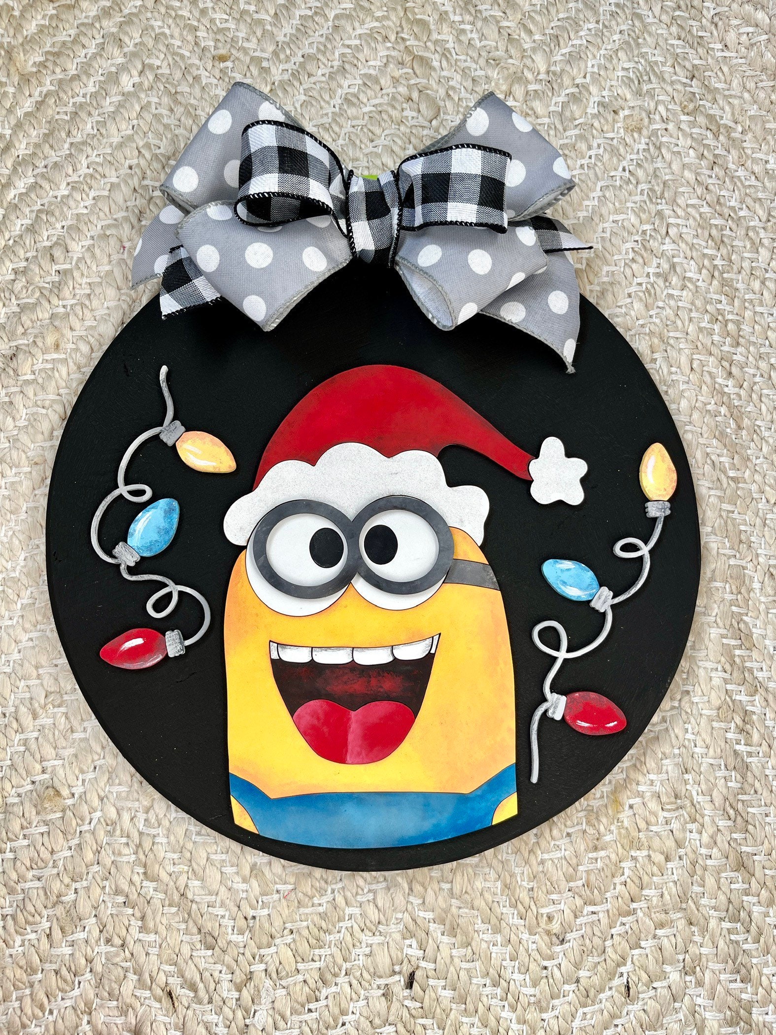 Personalised Door Hanger Minions design 5 Designs to choose from 