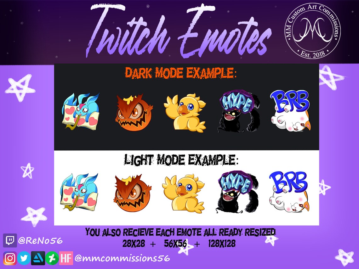 Twitch Final Fantasy Emotes Pack 1 Discord Emotes FF14 Emotes Etsy