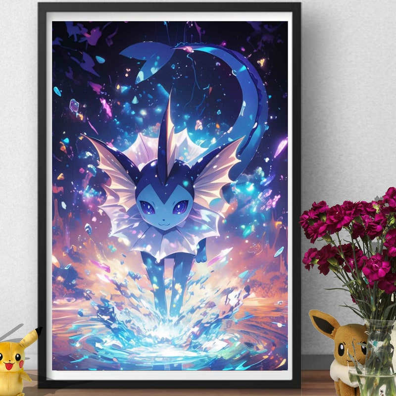 Vaporeon Fan Art - Etsy