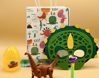 Dinosaur Pre-Filled Party Bag, Dino Party Favours, Children's Dinosaur Gift Bag