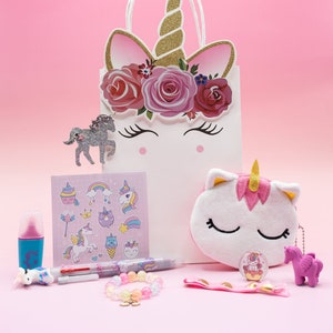 Sac de fête licorne 10 pièces - livraison le lendemain, cadeau d'anniversaire licorne, cadeau de Noël licorne, rembourrage de bas de licorne