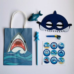 Shark Party Bags, Pre-filled Boys Under the Sea Party Bags, Sea Animal Party Treats