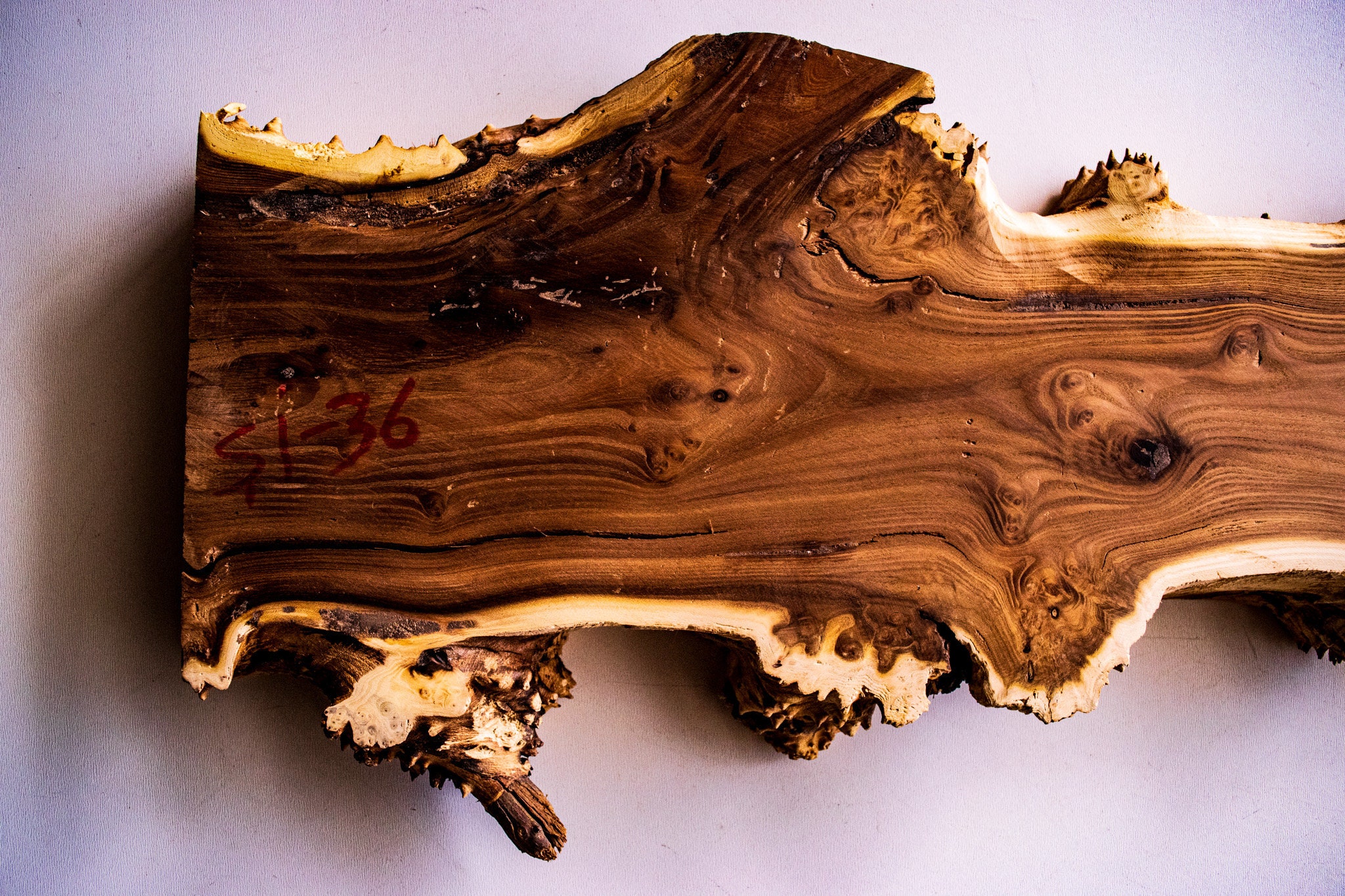 Live Edge Raw Edged Wood Sheet, Live Edge Sheet Unfinished for Craft ...