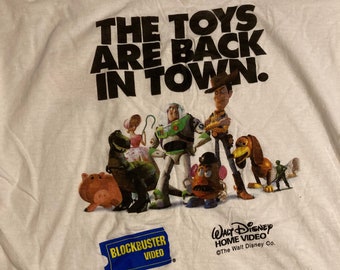 Toy Story 2 Rare Vintage Shirt - Blockbuster Video 1990's XL