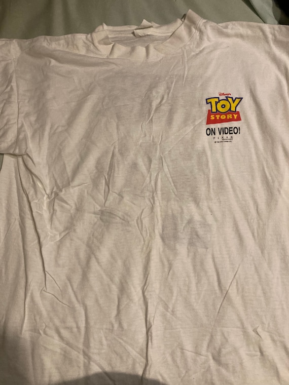 90s vintage Disney Toy Story Tシャツ XL 白 Vintage Toy Story Disney Store Tee T Shirt 1995 90s XL Movie