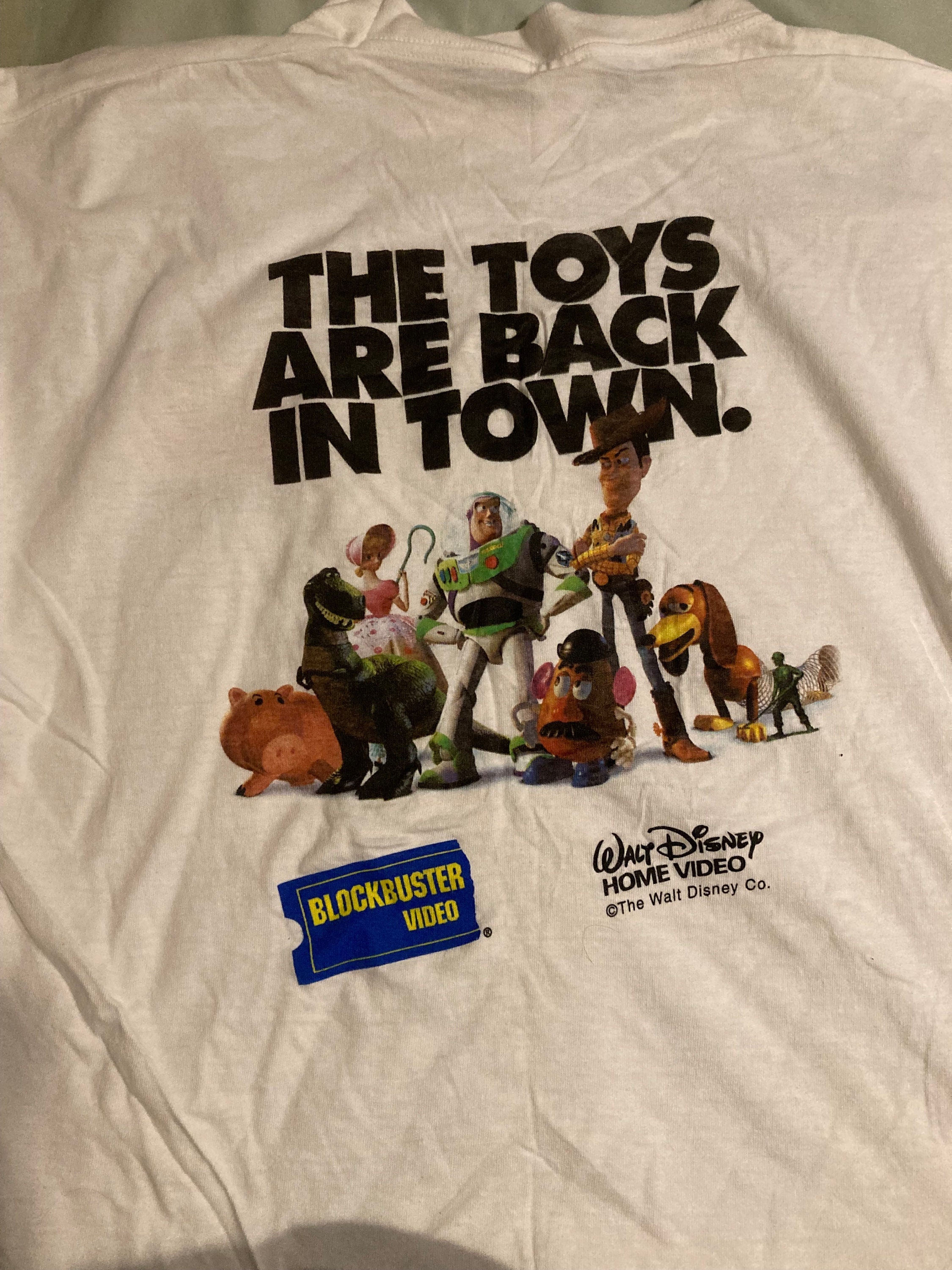 Toy Story 2 Rare Vintage Shirt - Blockbuster Video 1990's XL Toy Story 2 Rare Vintage Shirt - Blockbuster Video 1990's XL