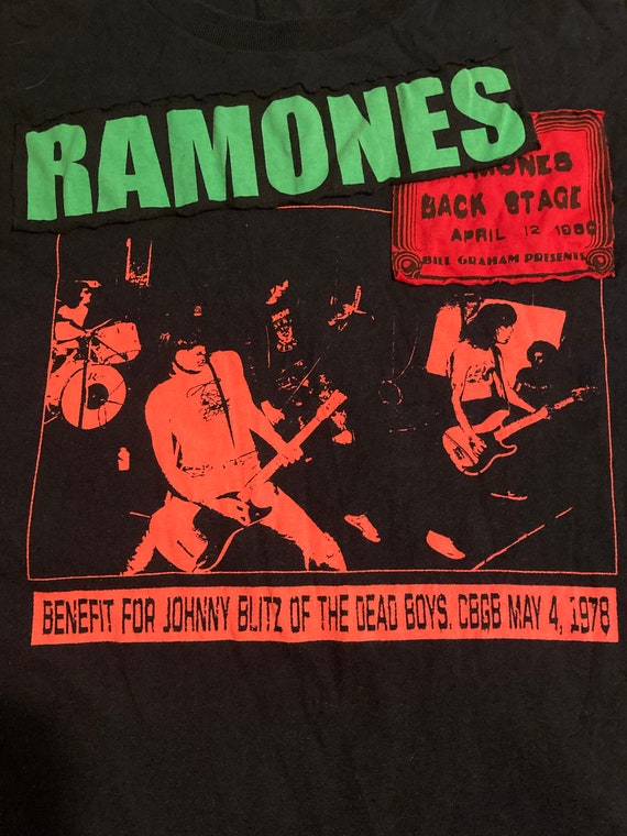 Ramones Rare Vintage Style Concert Shirt XL