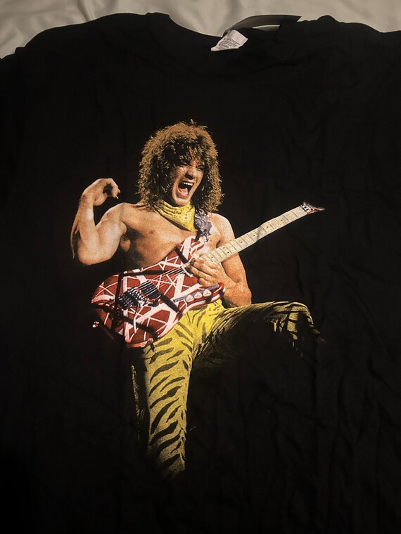 Eddie Van Halen Rare Vintage Licensed Shirt Large NWT Etsy