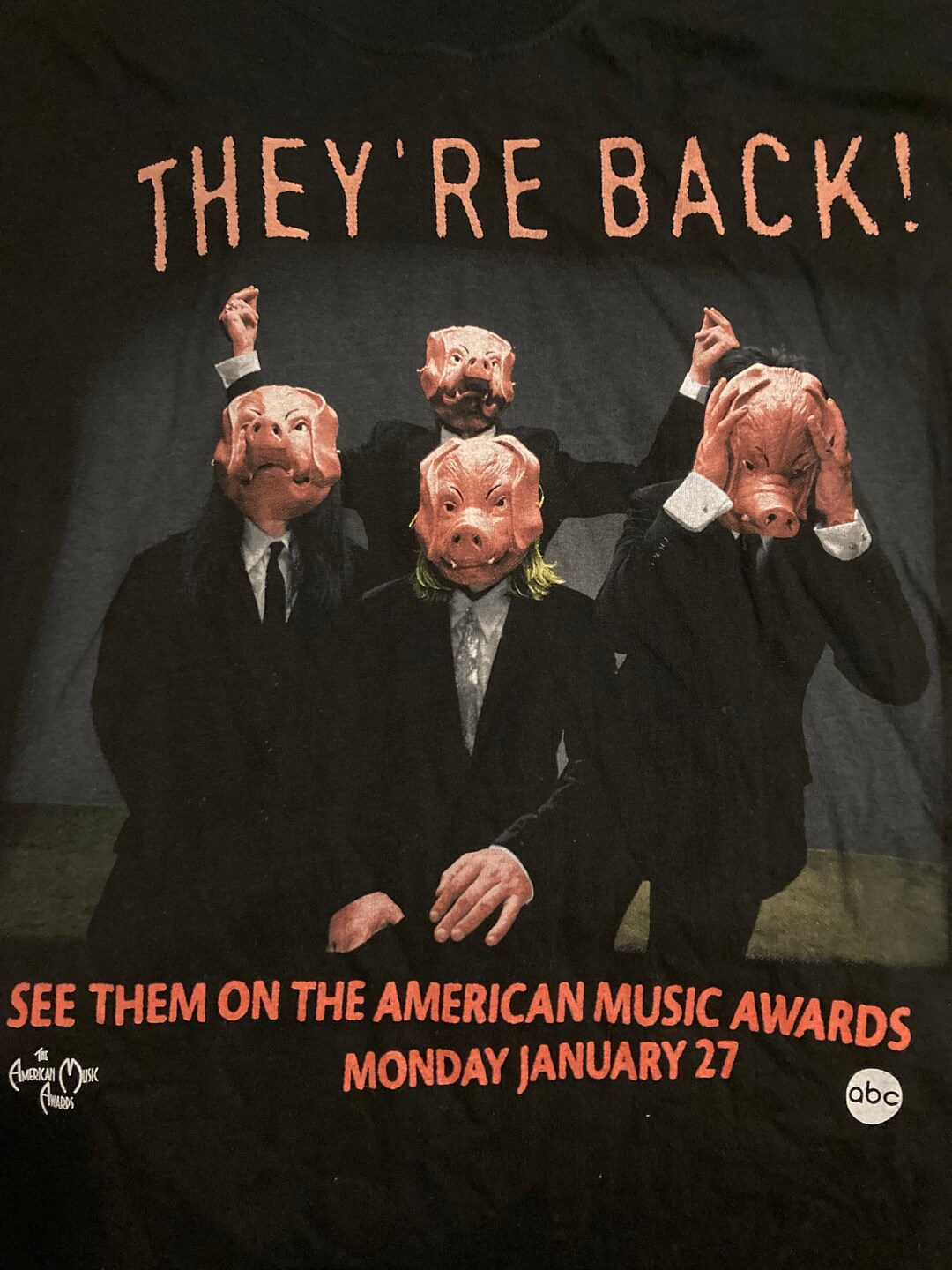Generation Swine!!! Vintage Heavy Metal 1997 MOTLEY CRUE PIG