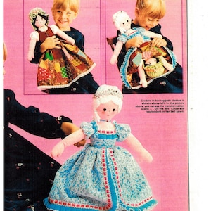 Cinderella Rags to Riches Topsy Turvy Doll Pattern