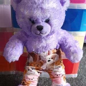 TEDDY BEAR LEGGINGS (Jeggings)  Fits 15-18 inch teddy bears such as Build a Bear. Teddy Bear