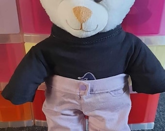 Jeans Teddy Bear: adatti a taglie da 16 a 18 pollici Build-a-Bear