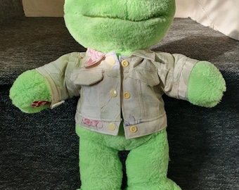 Giacca di jeans personalizzata per un orsacchiotto di 41-46 cm/16-18 pollici. Adatta a Build-a-Bear o Bear.