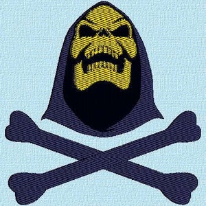Skeletor digitalizar archivo (PES) solo para bordar Skeletor DIY Cartoon Meme