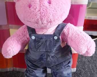 Teddy Bear Dungarees: Fits 16-18 inch Build-a-BearPersonalized