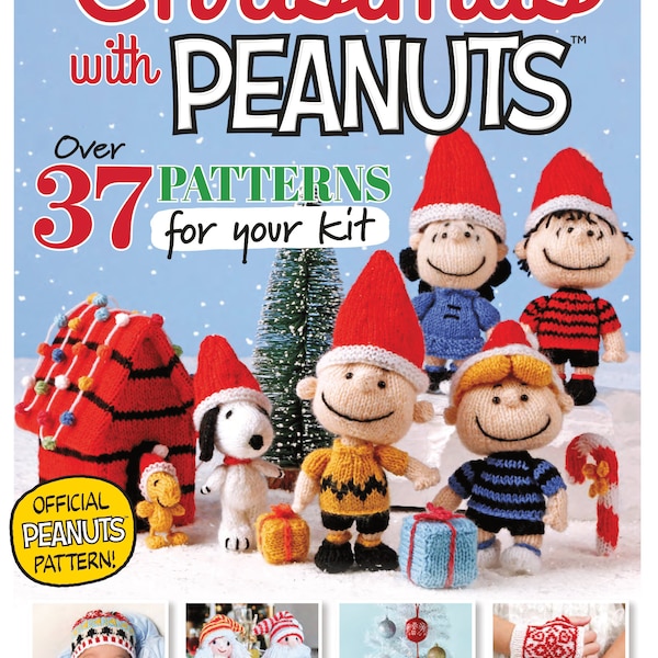 Christmas knitting pattern Peanuts snoop plus extra patterns pdf download