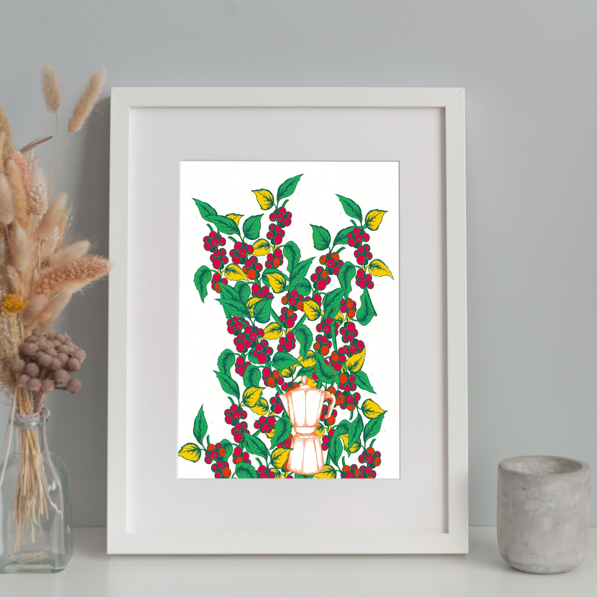 Coffee Plant Printable, Botanical Artist Illustration, Coffee Tree ...