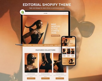 Clothing Brand Shopify Website Template | Boutique Online Store Design | Fashion E-Commerce Theme | Modern Shopify Store