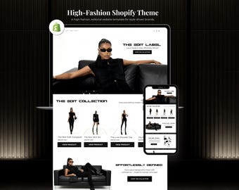High-Fashion Shopify Theme for Fashion Brands