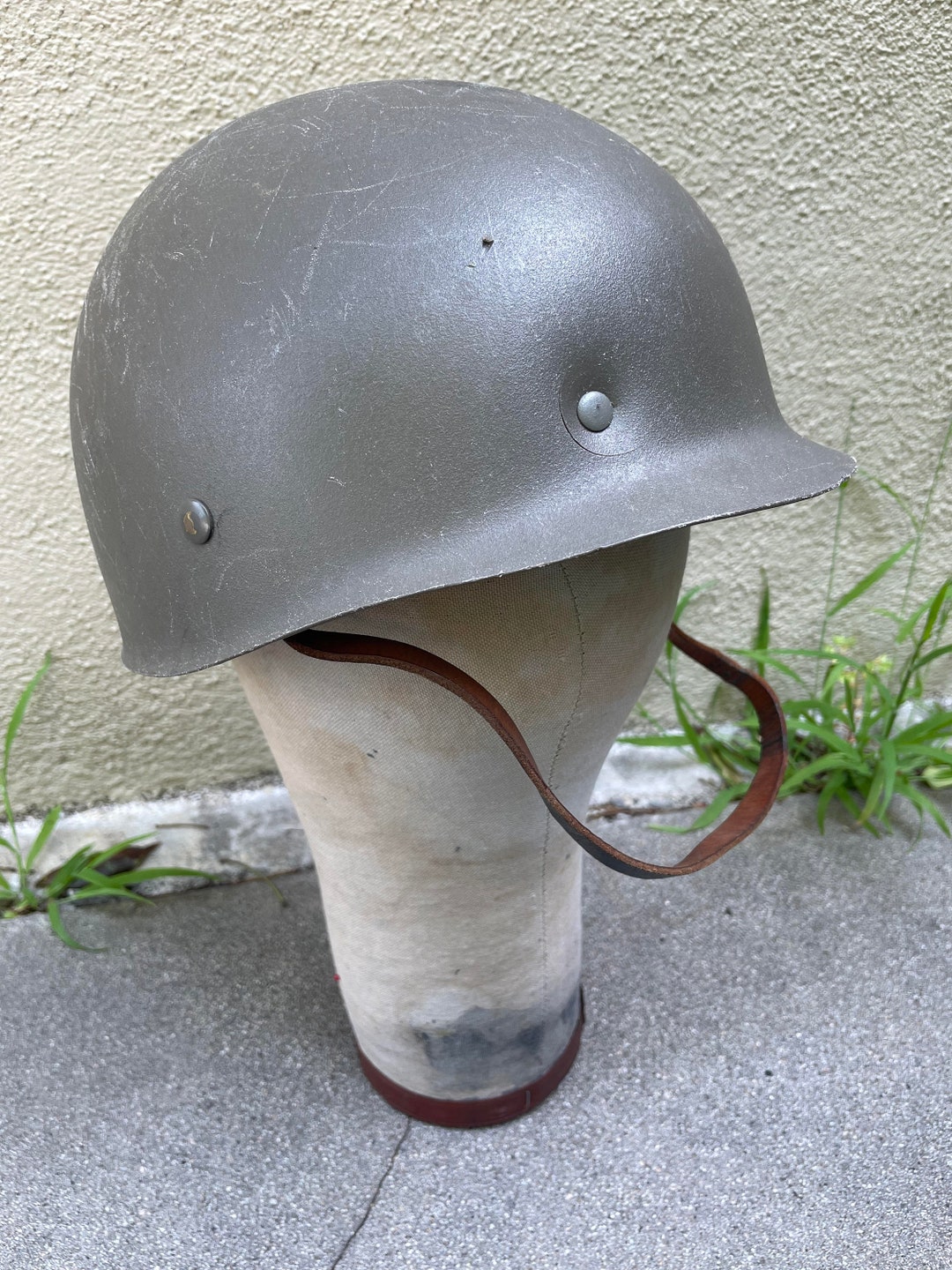 US GI WW11 M1 Combat Original Helmet Liner With Leather Lining Etsy