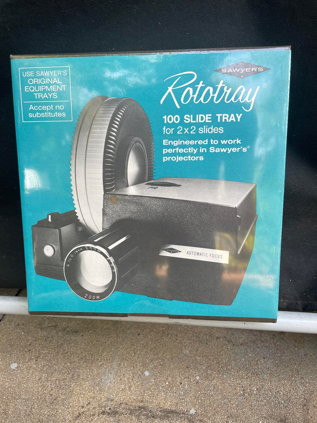 Sawyer's Rototray Rotary Projector Slide SLIDE Tray 100 Etsy