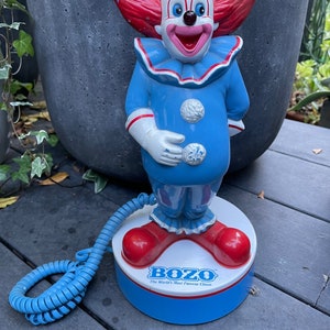 ♪Bozo the Clown/Phone(80s) Vintage Bozo the Clown Telephone - Etsy