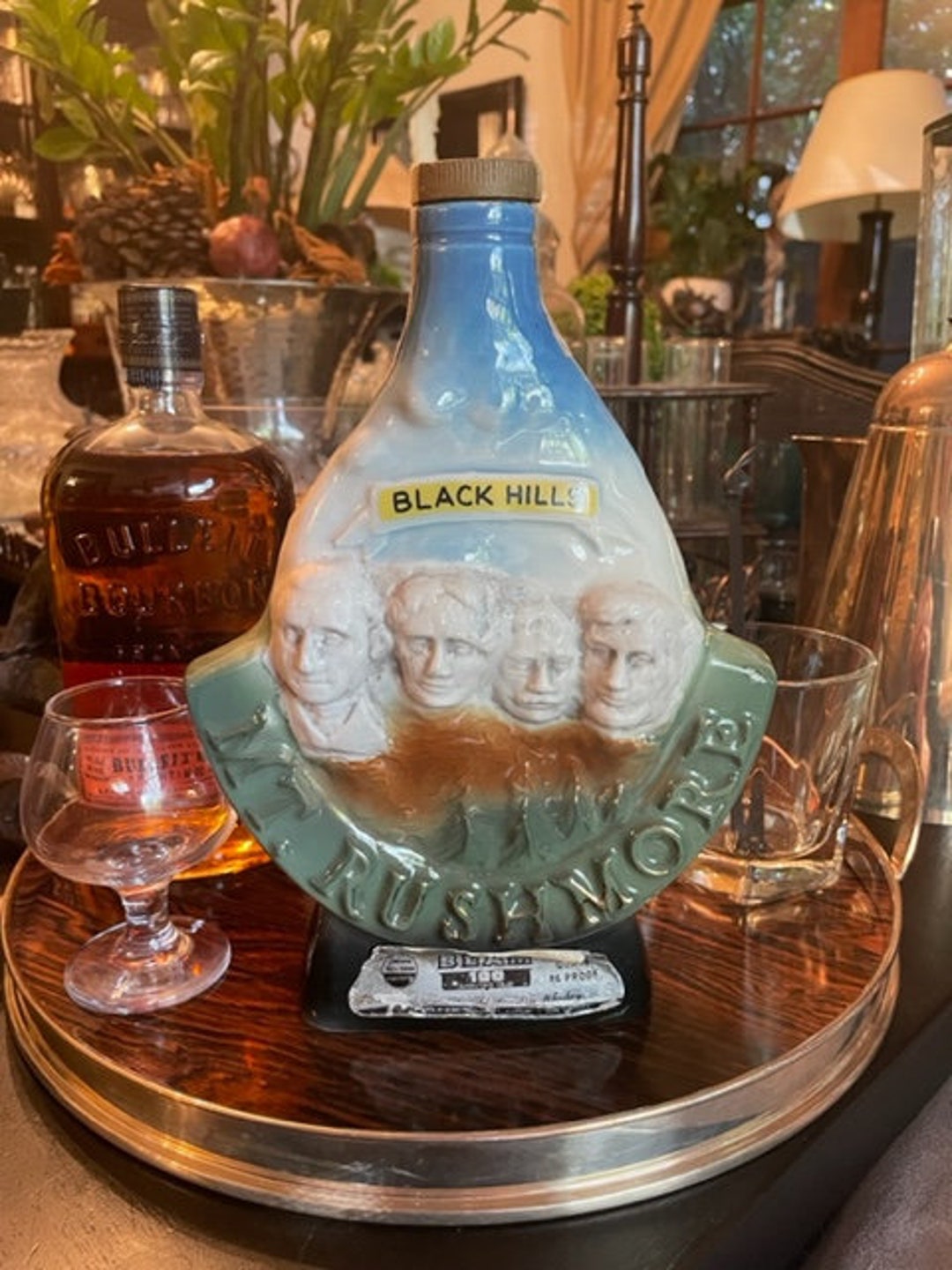 Vintage Jim Beam Mount Rushmore Liquor Decanter, Black Hills South