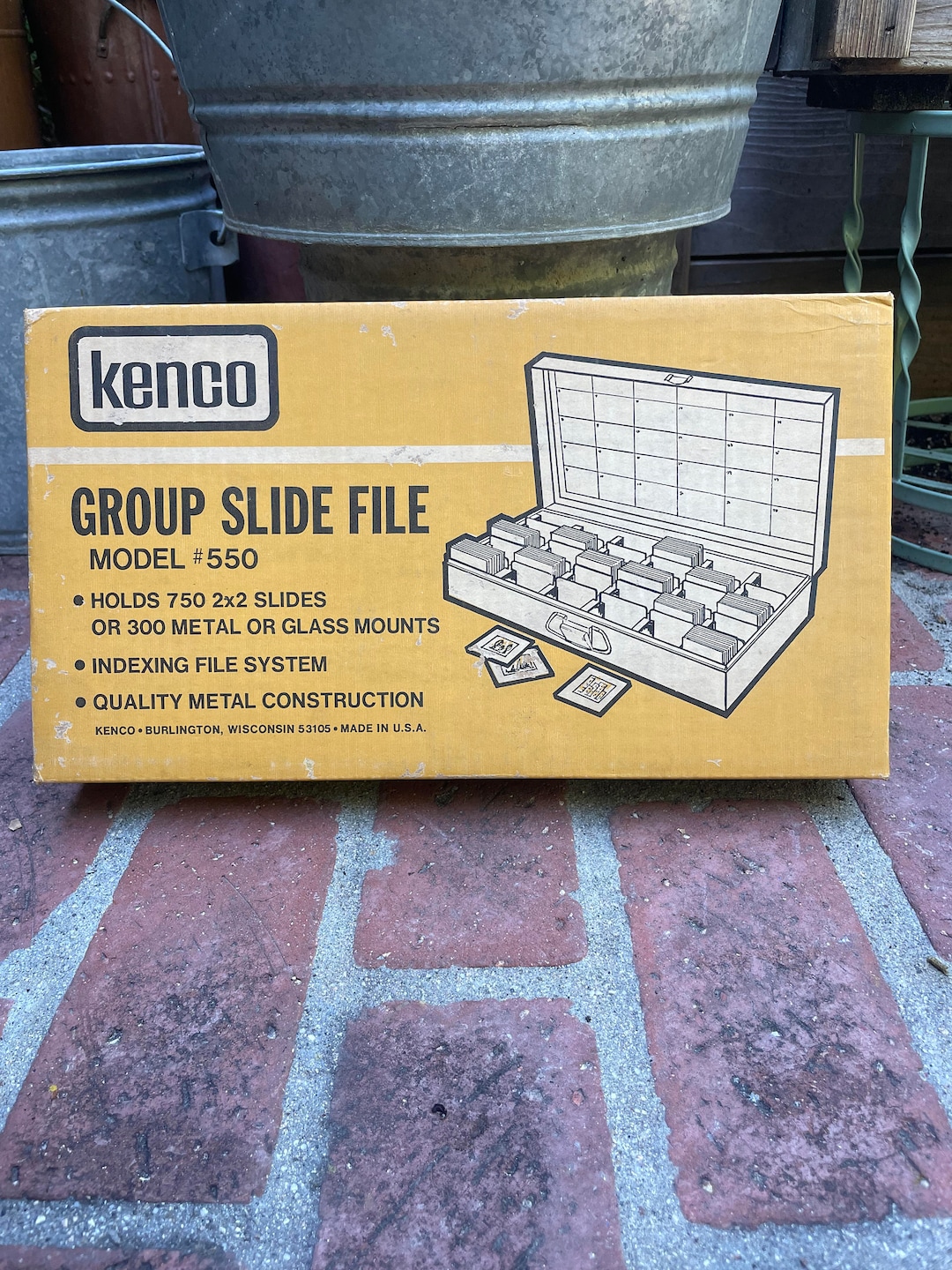 Compco Slide Files Kenco / Group Slide File / Model #550 / Holds 750 2