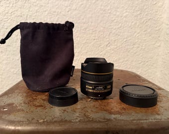 Nikon DX Nikkor AF Fisheye-Nikkor 10.5mm f/2.8G ED Lens + Case/Caps Tested Read
